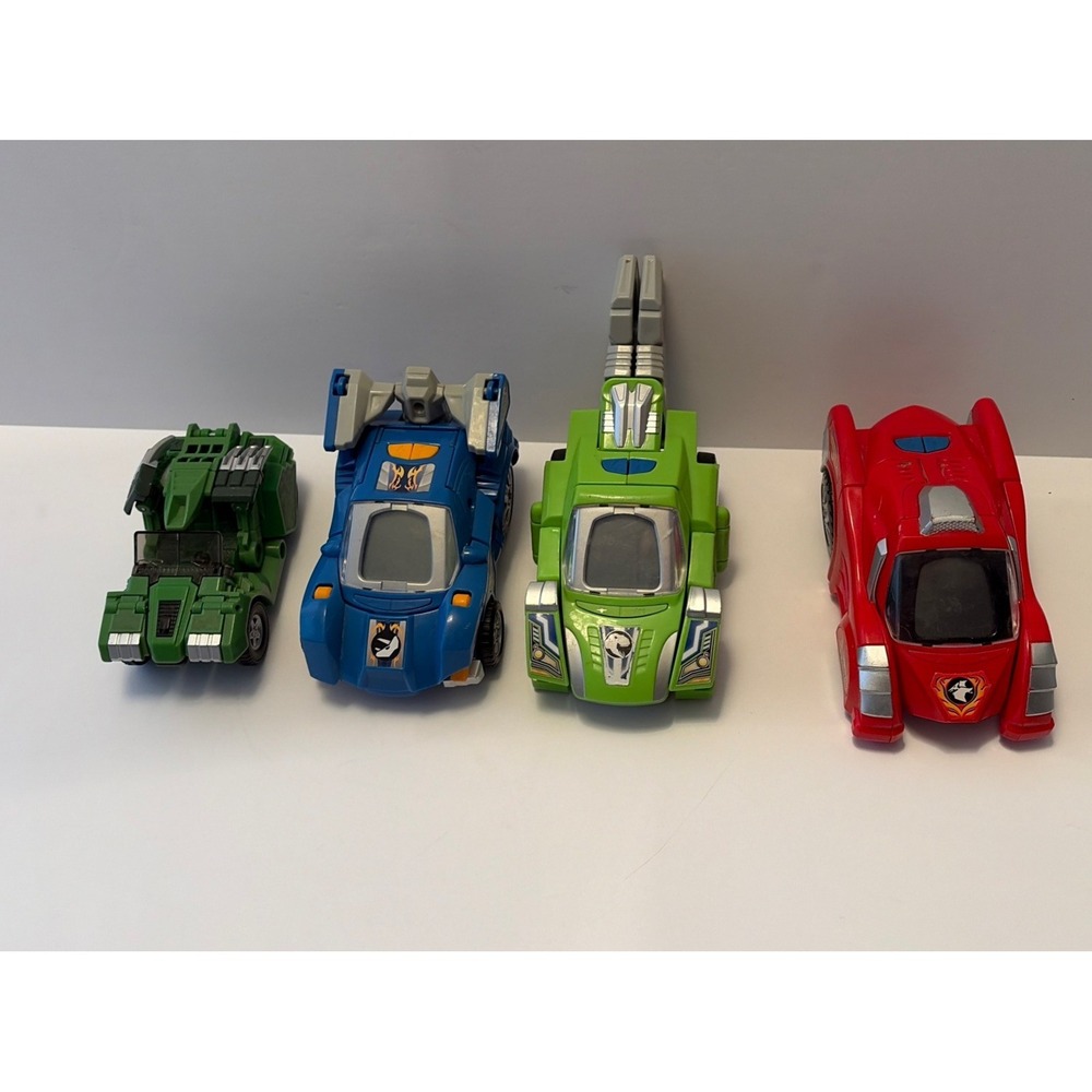 VTech Switch & Go Dinos Lot 4 Horns Lex Torr T-Don Transforming Cars Untested